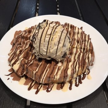 ChocolatZeina - Triple Chocolate Waffle with Oreo Cookie Ice Cream - Chocolatiers & Shops Near Me - Houston, Texas ChocolatZeina - Triple Chocolate Waffle with Oreo Cookie Ice Cream - Chocolatiers & Shops Near Me - Houston, Texas