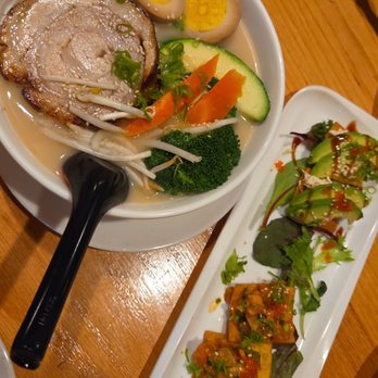 New China Restaurant - Tonkotsu ramen and "poke" on fresh-fried crisps (special order) - Chinese Near Me - Manteca, California New China Restaurant - Tonkotsu ramen and "poke" on fresh-fried crisps (special order) - Chinese Near Me - Manteca, California