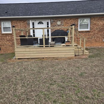 The Floor Doctors - This is my custom deck installed by The Floor Doctors. - Flooring Near Me - Gastonia, North Carolina