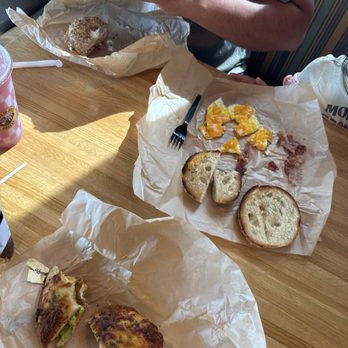 Einstein Bros. Bagels - Chorizo Sunrise Egg Sandwich Bacon & Cheddar Egg Sandwich - Bagels Near Me - Cape Coral, Florida Einstein Bros. Bagels - Chorizo Sunrise Egg Sandwich Bacon & Cheddar Egg Sandwich - Bagels Near Me - Cape Coral, Florida