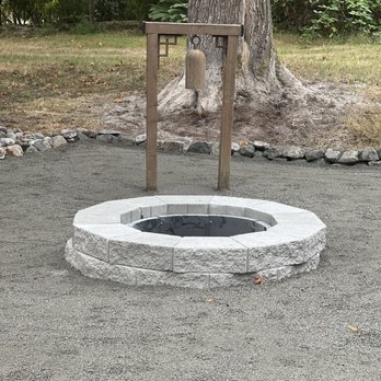 E Ramos Ramirez Landscape & Maintenance Service - A beautiful fire pit was designed by Epifanio and cut manually by tools in order to create a perfect circle. - Masonry/Concrete Near Me E Ramos Ramirez Landscape & Maintenance Service - A beautiful fire pit was designed by Epifanio and cut manually by tools in order to create a perfect circle. - Masonry/Concrete Near Me