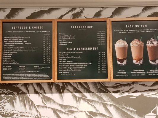 Menu photo 1 Starbucks Las Vegas, NV