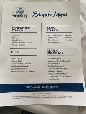 Menu photo 1 Spinners Rooftop Grille St. Pete Beach, FL Menu photo 1 Spinners Rooftop Grille St. Pete Beach, FL