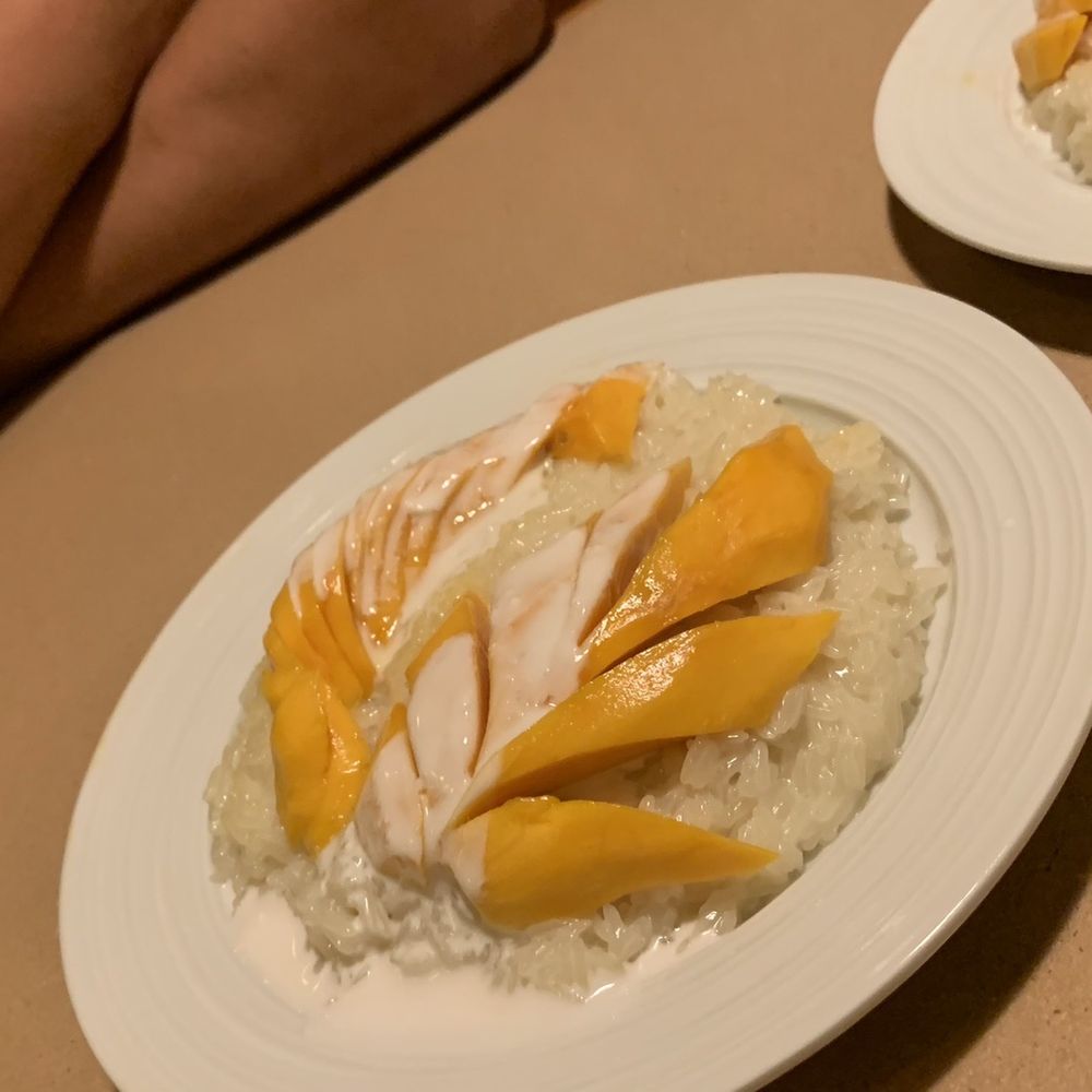 Coconut Cafe - Sweet Mango Rice dessert - Laotian Near Me - Merced, California Coconut Cafe - Sweet Mango Rice dessert - Laotian Near Me - Merced, California