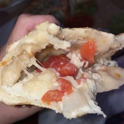 Celestino's Pizza & Pasta - This has 3 other ingredients in it and since it was the corner there was nothing but tomatoes even though it was like 5 inches of corner.
