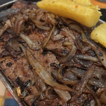 El Mayoral Restaurant & Grill - Bistec de Higado-encebollado (super greasy) - Colombian Near Me - Miami, Florida El Mayoral Restaurant & Grill - Bistec de Higado-encebollado (super greasy) - Colombian Near Me - Miami, Florida