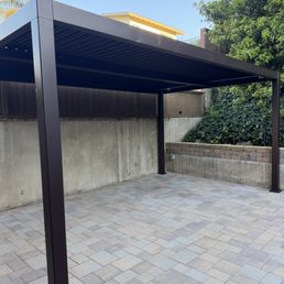 Louvered pergola Louvered pergola