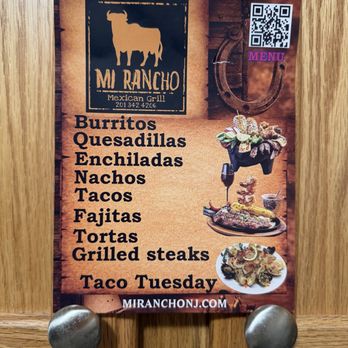 Mi Rancho Restaurant - Some of the menu things - Mexican Near Me - Hackensack, New Jersey