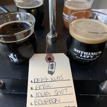 Nothing's Left Brewing - Flights !!! Flights !!! Flights !!! Flights !!! - Breweries Near Me - Tulsa, Oklahoma