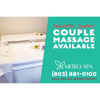 Metro Spa - Enjoy Couple Massage at our COUPLE ROOM! - Massage Near Me - West Columbia, South Carolina
