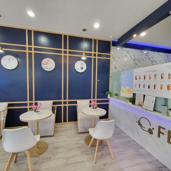 Feng Cha Teahouse - Interior. 3/13/2022 - Bubble Tea Near Me - Costa Mesa, California