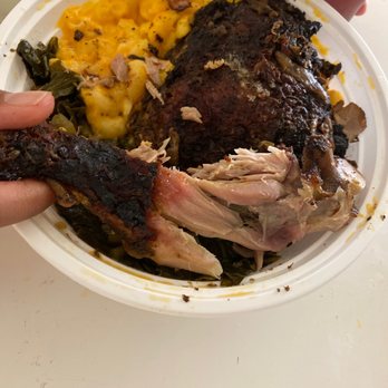 The Soul Spot - Jerk Chicken Lunch Entree dry as hell - Soul Food Near Me - Brooklyn, New York The Soul Spot - Jerk Chicken Lunch Entree dry as hell - Soul Food Near Me - Brooklyn, New York