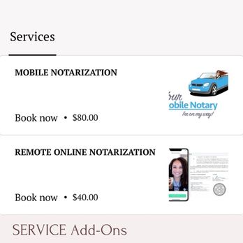 Robinson Notary Group - Pricing for her services - Notaries Near Me