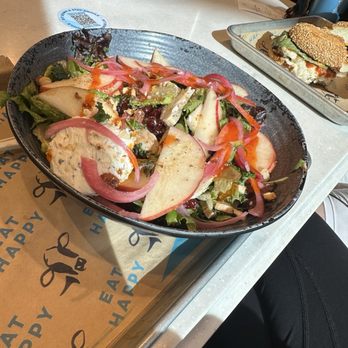 Mendocino Farms - Seasonal GOAT with pink lady apple - Salad Near Me - Denver, Colorado Mendocino Farms - Seasonal GOAT with pink lady apple - Salad Near Me - Denver, Colorado