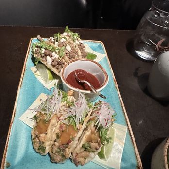 Sushisamba - Wagyu and yellow tail mini tacos - Asian Fusion Near Me - Las Vegas, Nevada