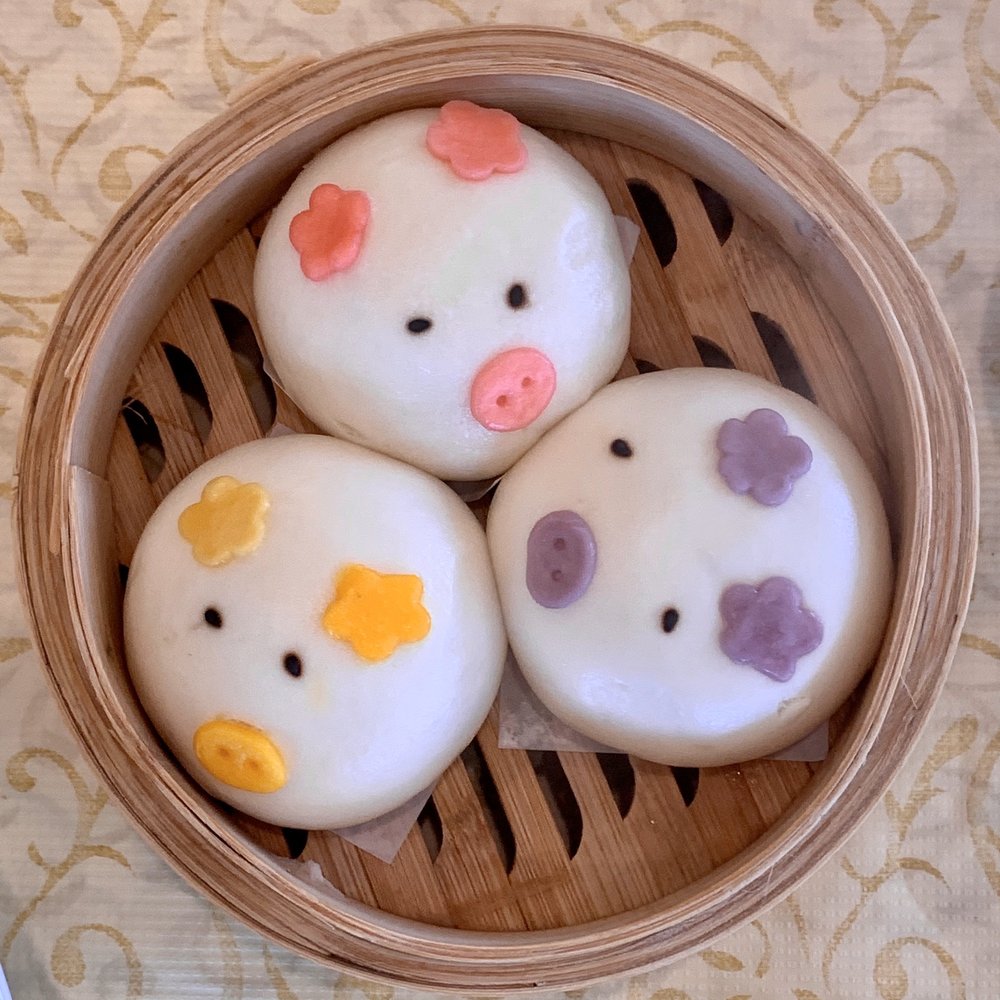 King Wah - Egg Custard Buns ($4.95) - Dim Sum Near Me - Pleasanton, California