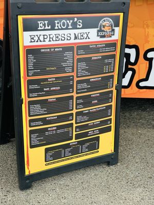 Menu photo 1 El Roy's Express Mex Petaluma, CA