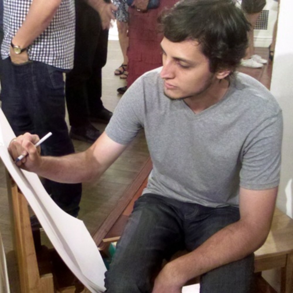 Gallery 800 - My boyfriend (and Yelper) Michael B. during the "Figures from Life" opening reception - Art Galleries Near Me - North Hollywood, California Gallery 800 - My boyfriend (and Yelper) Michael B. during the "Figures from Life" opening reception - Art Galleries Near Me - North Hollywood, California