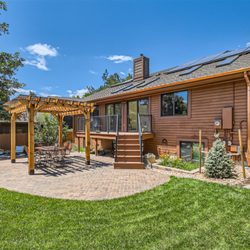 Highlands Landscaping & Fencing Services - Full backyard landscape  with hardscaping and softscaping