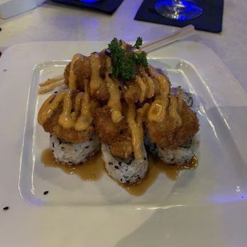 Addison Sushi 469 - Popcorn shrimp volcano roll - Sushi Bars Near Me - Addison, Texas