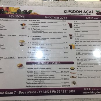 Kingdom Acai - Acai Bowls Near Me - Boca Raton, Florida Kingdom Acai - Acai Bowls Near Me - Boca Raton, Florida
