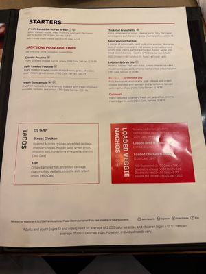 Menu photo 1 Jack's Astor's Scarborough, ON Menu photo 1 Jack's Astor's Scarborough, ON