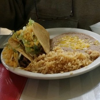 Senor Big Ed - Beef tacos with beans and rice - Latin American Near Me - Cypress, California Senor Big Ed - Beef tacos with beans and rice - Latin American Near Me - Cypress, California