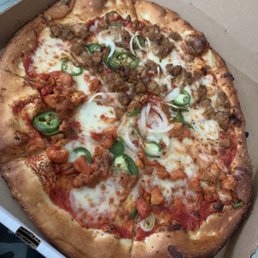 5. Half Chicken Tikka and 1/2 Chicken Bihari Pizza 5. Half Chicken Tikka and 1/2 Chicken Bihari Pizza