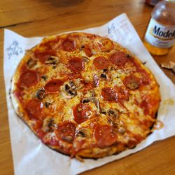 Blaze Pizza - 2 Top Pizza (11-inch) - pepperoni and mushroom