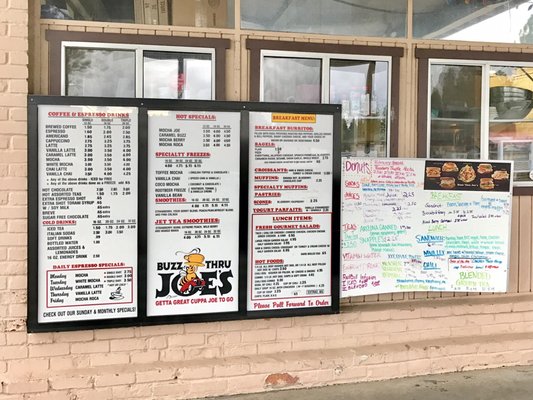 Menu photo 7 Buzz Thru Joe's Colfax, CA