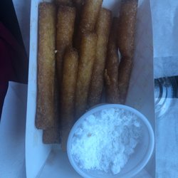 Bumper's Drive-In - Funnel cake fries with powdered sugar