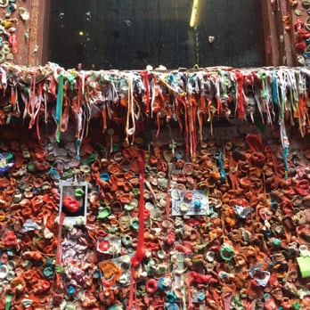 The Gum Wall - Local Flavor Near Me - Seattle, Washington The Gum Wall - Local Flavor Near Me - Seattle, Washington