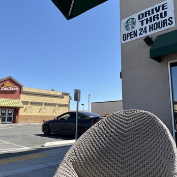 Starbucks - a chair outside a drive thru coffee shop - Coffee & Tea Near Me - North Las Vegas, Nevada