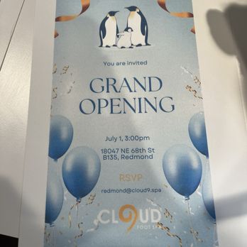 Yelp Elite Experience: Treat Time at Cloud 9 - Grand opening coming up! - Yelp Events Near Me - Redmond, Washington Yelp Elite Experience: Treat Time at Cloud 9 - Grand opening coming up! - Yelp Events Near Me - Redmond, Washington