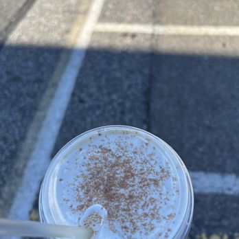 Roller Coasta Coffee - Cookie butter cold foam on a tiramisu latte - Coffee & Tea Near Me - Farmingville, New York Roller Coasta Coffee - Cookie butter cold foam on a tiramisu latte - Coffee & Tea Near Me - Farmingville, New York