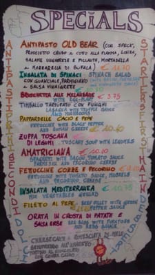 Menu photo 8 Old Bear Rome, RM