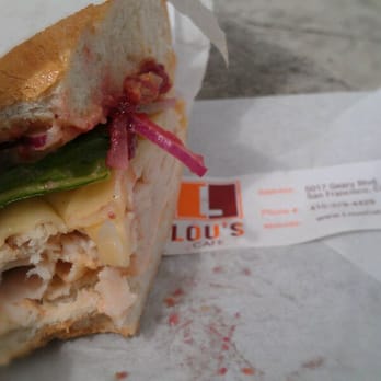 Lou's Cafe - Turkey cranberry extra jalapeno spread - round 2 - Coffee & Tea Near Me - San Francisco, California