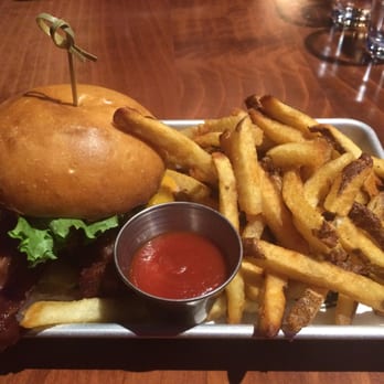 Beardslee Public House - Ultimate Bacon Burger with regular french fries. The ketchup is house made as well. This was on the Dinner special menu. - Breweries Near Me - Bothell, Washington Beardslee Public House - Ultimate Bacon Burger with regular french fries. The ketchup is house made as well. This was on the Dinner special menu. - Breweries Near Me - Bothell, Washington