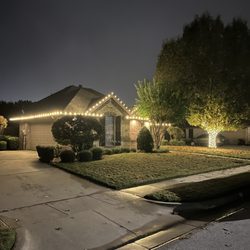 Evolution Sprinkler Repair Drainage and Lighting - Christmas Lights Installation completed