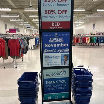 Goodwill Thrift Store & Donation Center - Grant - Thrift Stores Near Me - Cypress, Texas