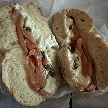 ARK Bagels - Pastrami Lox Special, Hand Rolled Bagel with Fresh Pastrami Lox, Cream Cheese, Tomato, Capers, Onions - Bagels Near Me - New York, New York ARK Bagels - Pastrami Lox Special, Hand Rolled Bagel with Fresh Pastrami Lox, Cream Cheese, Tomato, Capers, Onions - Bagels Near Me - New York, New York