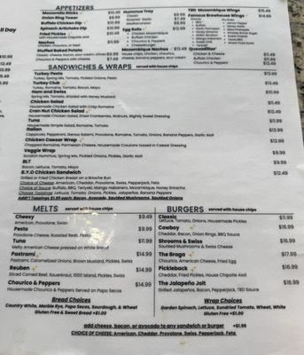 Menu photo 1 The Brewhouse District Fall River, MA Menu photo 1 The Brewhouse District Fall River, MA