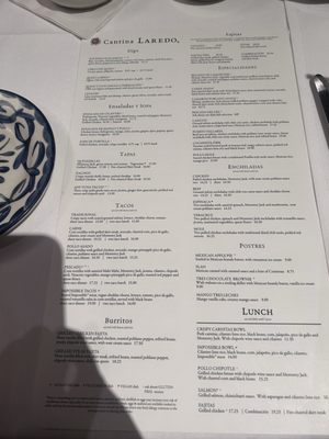 Menu photo 2 Cantina Laredo Jacksonville, FL