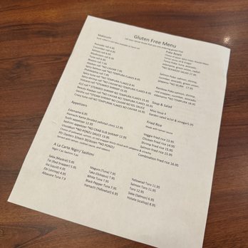 Sushi Tomo - Gluten free menu - Japanese Near Me - Pittsburgh, Pennsylvania