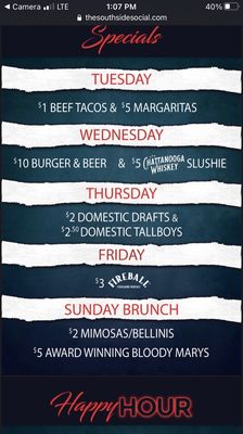 Menu photo 3 Southside Social Chattanooga, TN Menu photo 3 Southside Social Chattanooga, TN