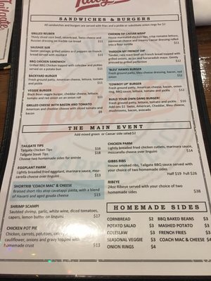 Menu photo 2 Tailgate Tavern Stratham, NH Menu photo 2 Tailgate Tavern Stratham, NH