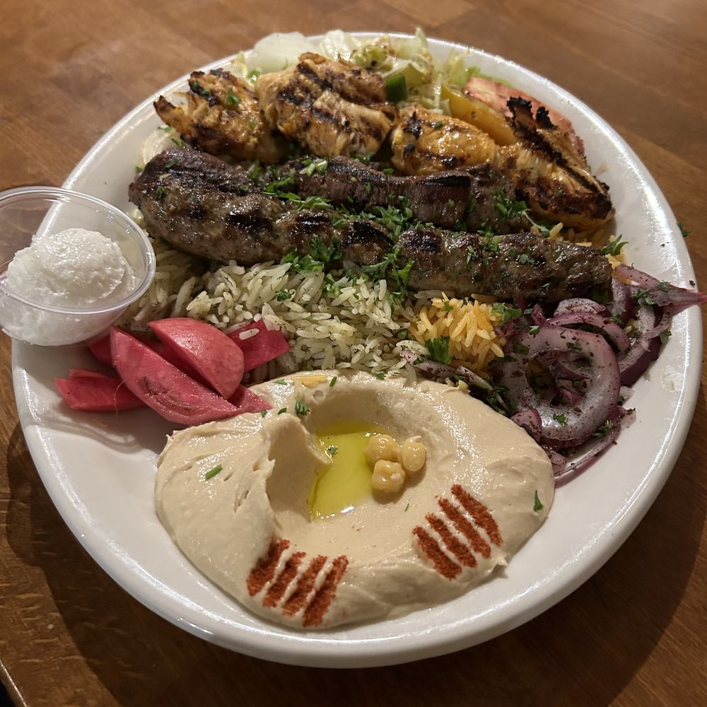 Taboon Mediterranean - Kabob Plate - Mediterranean Near Me - Long Beach, California Taboon Mediterranean - Kabob Plate - Mediterranean Near Me - Long Beach, California