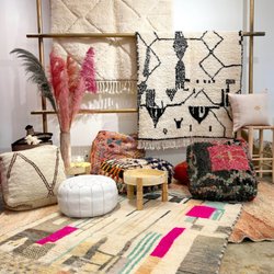 The Boho Lab - Neutral and Colorful Moroccan Rugs