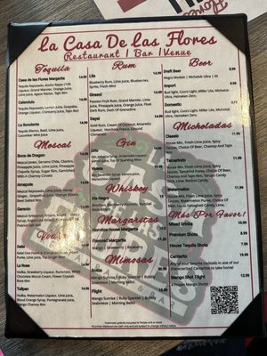Menu photo 3 La Casa De Las Flores Mesa, AZ Menu photo 3 La Casa De Las Flores Mesa, AZ