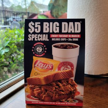 Shane's Rib Shack - Anniversary special. - Barbeque Near Me - Ooltewah, Tennessee